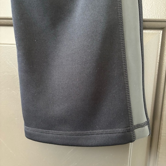 Athleta Street to Summit Pant Black Gray Stripe Lined for Cold Climate Size L - Picture 7 of 9